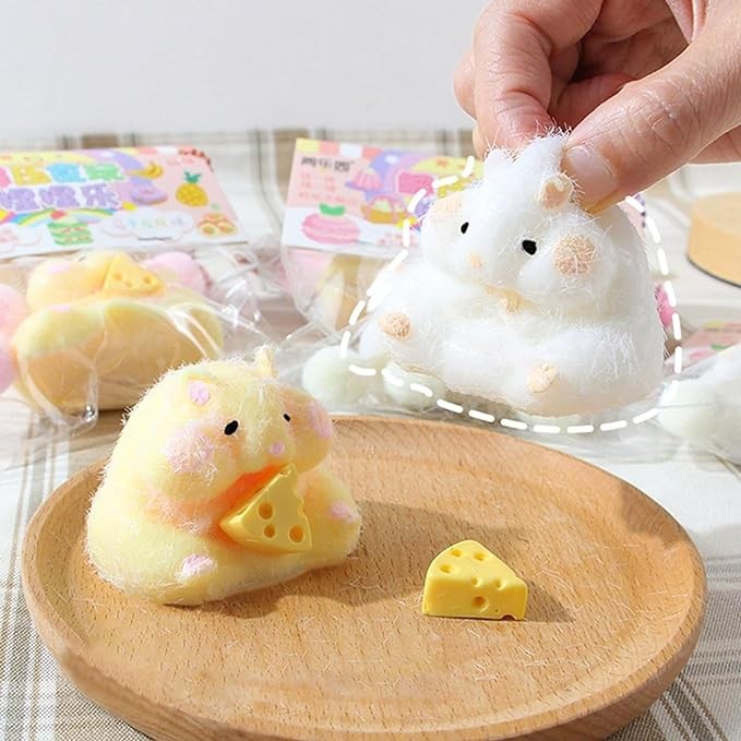 2PC Taba Cat Squishy Squeeze Toys, Squishy Fidget Toys, Taba Squishy, Taba Cat Hamster Squishy, Pinch Family Squishy, Fidget Toys Squishy Suitable Adults Kids