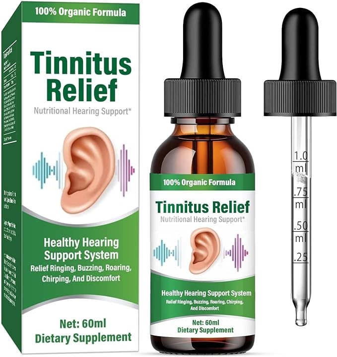 Tinnitus Rêliêf for Ringing Ears,2024 New Tinnitus Solution for Ringing Ears,2 FL OZ Tinnitus Rêliêf Oil